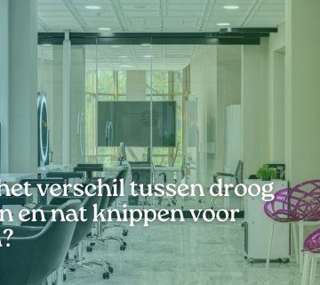 Wat is het verschil tussen droog knippen en nat knippen voor krullen